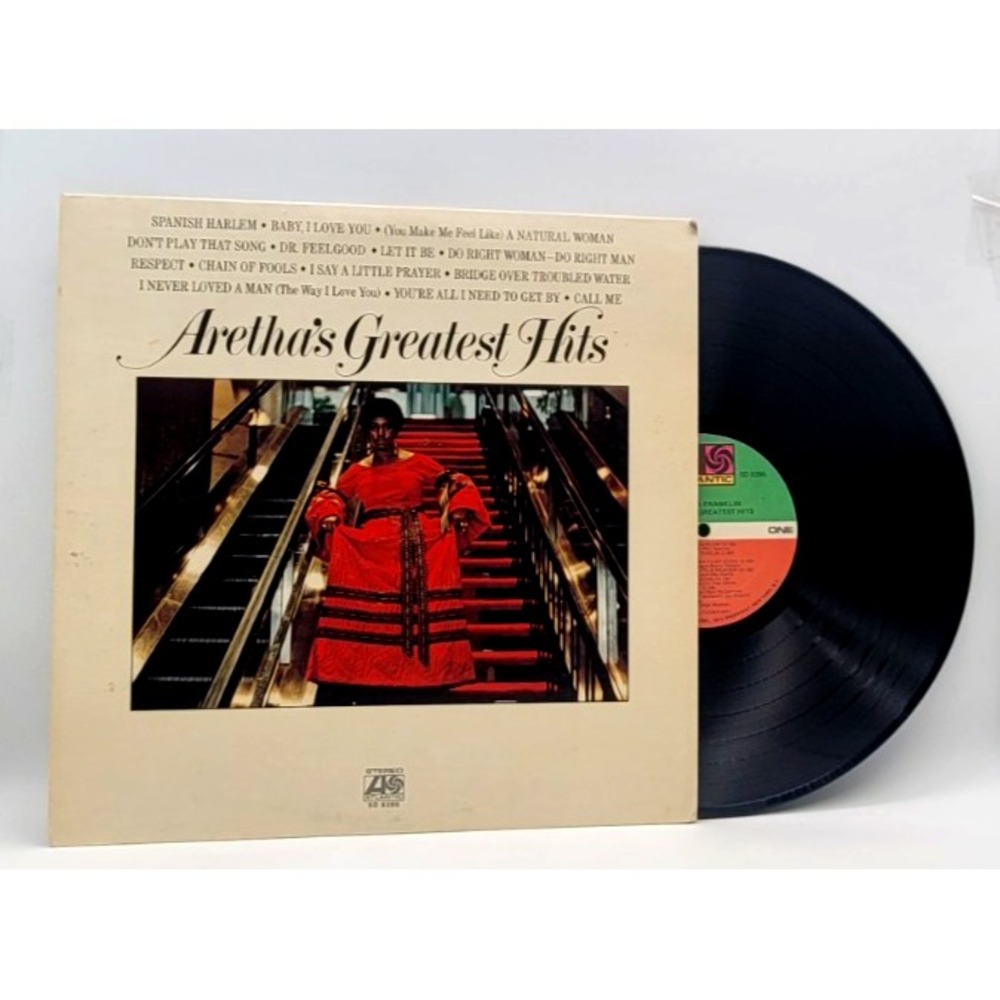 ARETHA FRANKLIN - ARETHA'S GREATEST HITS - SOUL RECORD LP ATLANTIC